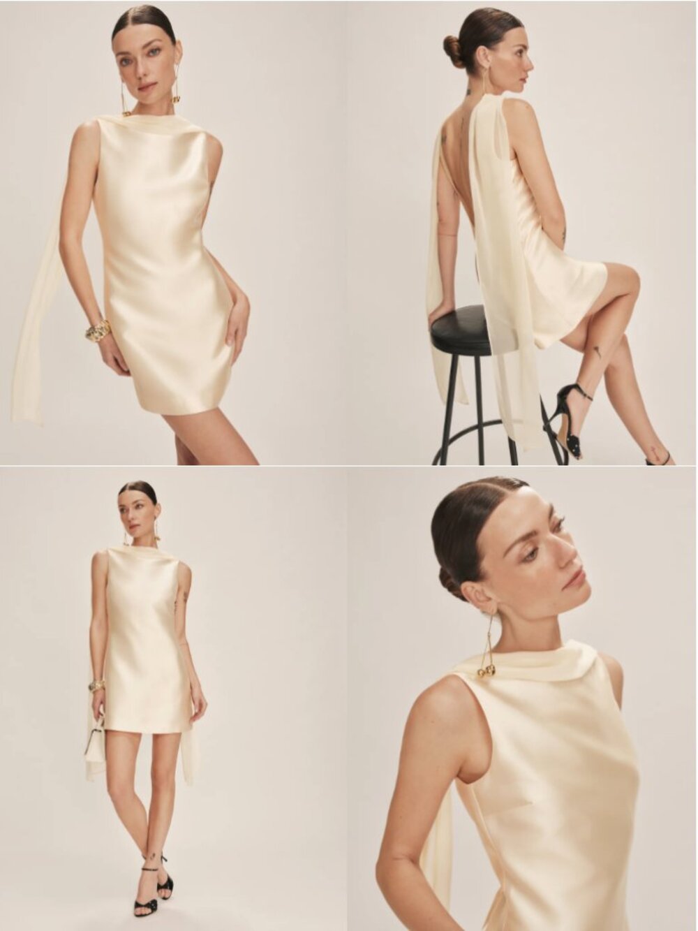 Reformation Ecru Dress Size 0